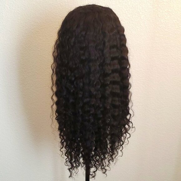 New Virgin Human Hair Water Wave Headband Wig - Picture 4 of 9